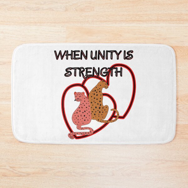 Item preview, WHEN UNITY IS STRENGTH designed and sold by stickersrafisa.