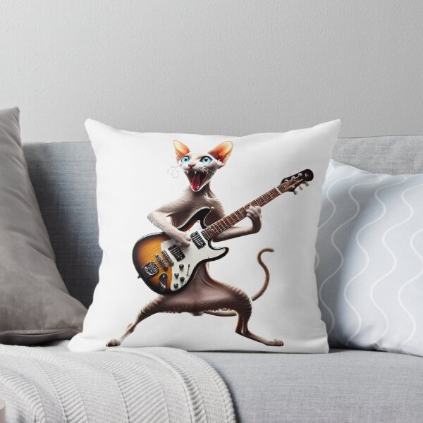 Item preview, Sphynx Rock Star: Electric Vibes! designed and sold by Linework Studio.