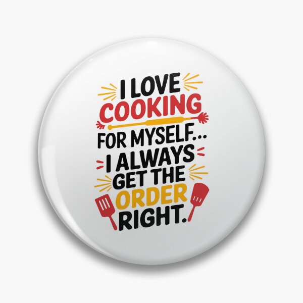 Item preview, I Love Cooking for Myself - Fun Cooking Typography Design designed and sold by OwlWorks.