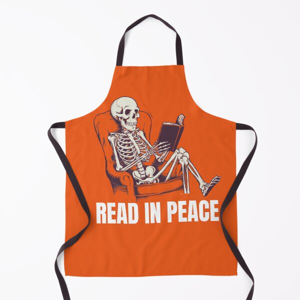 Item preview, Read in Peace - Skeleton Reading - Funny Halloween designed and sold by The Real Life Symphony.