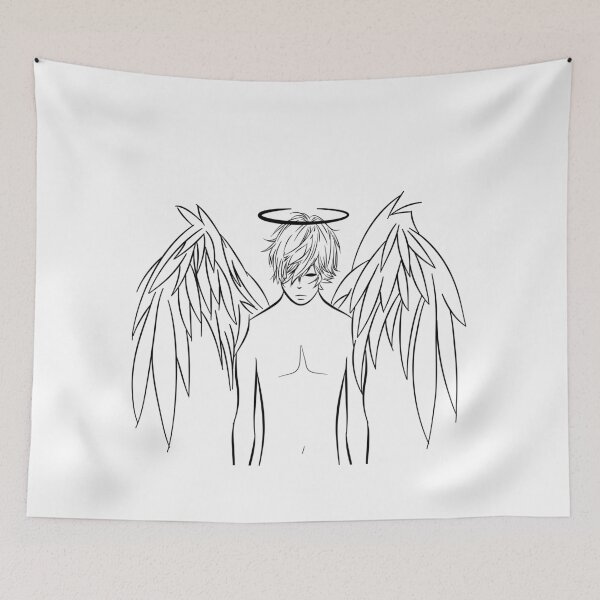 Item preview, Sad Boy Angel designed and sold by IceBlueDesigns.