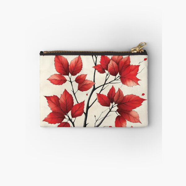 Item preview, A branch with vibrant red leaves design. designed and sold by HEMRO.