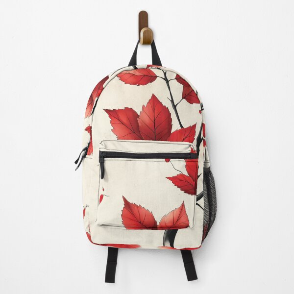Item preview, A branch with vibrant red leaves design. designed and sold by HEMRO.