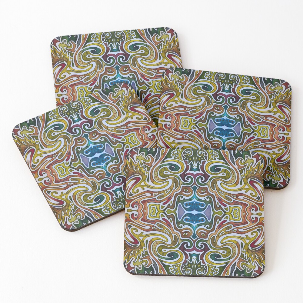 Item preview, Coasters (Set of 4) designed and sold by RabbiVole.