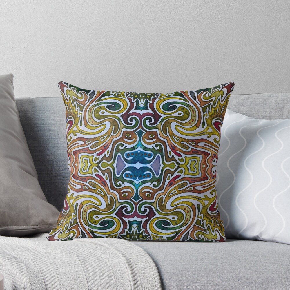 Item preview, Throw Pillow designed and sold by RabbiVole.