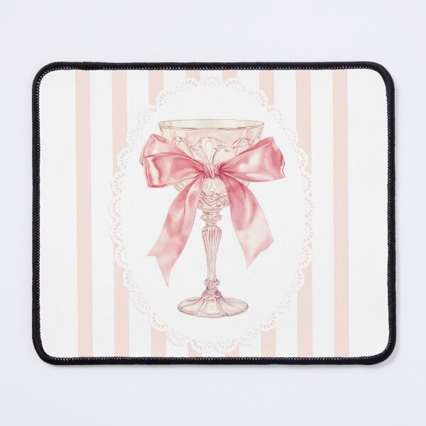 Item preview, Lovely Pink Bow Goblet  designed and sold by Bowsplanet.