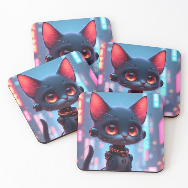 Item preview, A cyberpunk kitten designed and sold by Sopilka.