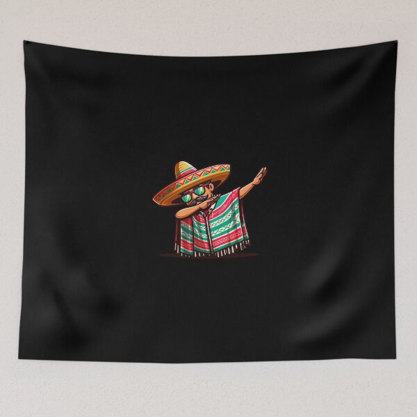 Item preview, Dabbing Mexican Poncho Cinco De Mayo designed and sold by Isabella ✔️ ✔️.