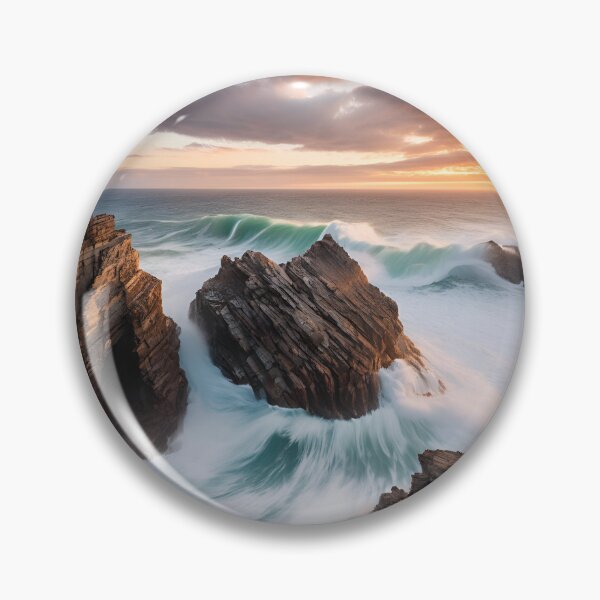 Item preview, ocean cliffs  designed and sold by Comfymuffin.
