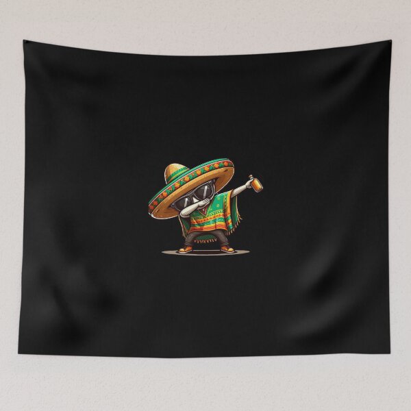 Item preview, Dabbing Mexican Poncho Cinco De Mayo designed and sold by Isabella ✔️ ✔️.