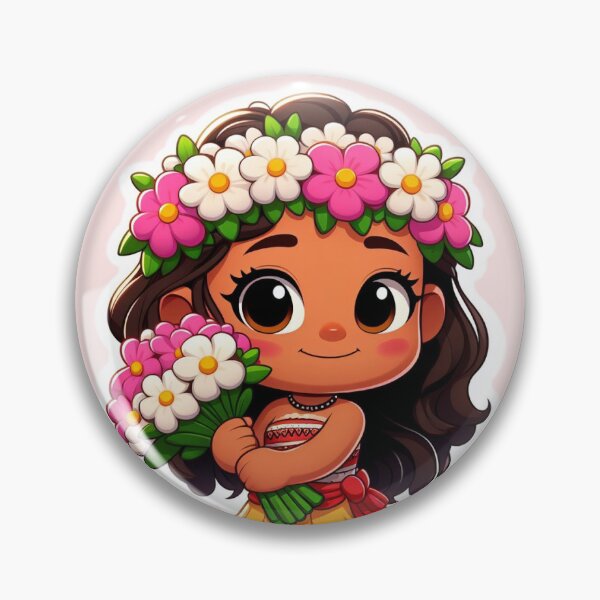 Item preview, polynesian cute girl princess designed and sold by Magicari.