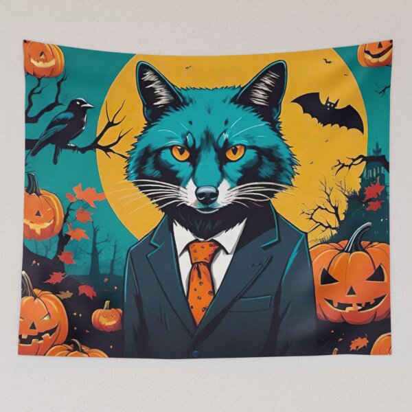 Item preview, Fox Dressed as a Human for Halloween designed and sold by GrizzlyCollective.