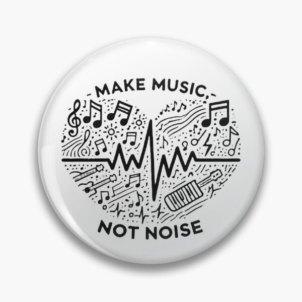 Item preview, Heart Make Music Not Noise, Music is Healing designed and sold by Purposemaster.