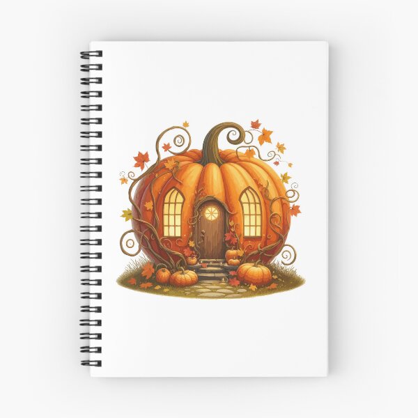 Item preview, Enchanted Autumn Pumpkin House designed and sold by -DEEWOLF-.