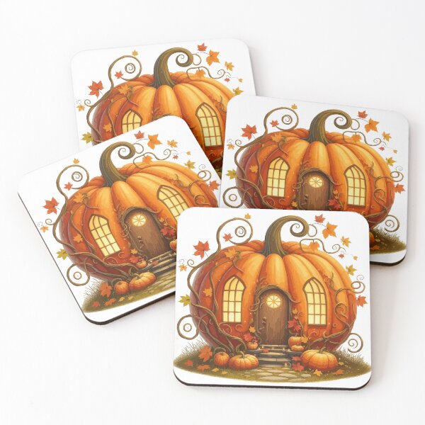 Item preview, Enchanted Autumn Pumpkin House designed and sold by -DEEWOLF-.