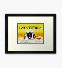 Lawrence of Arabia Credits 1962 Movie Framed Print