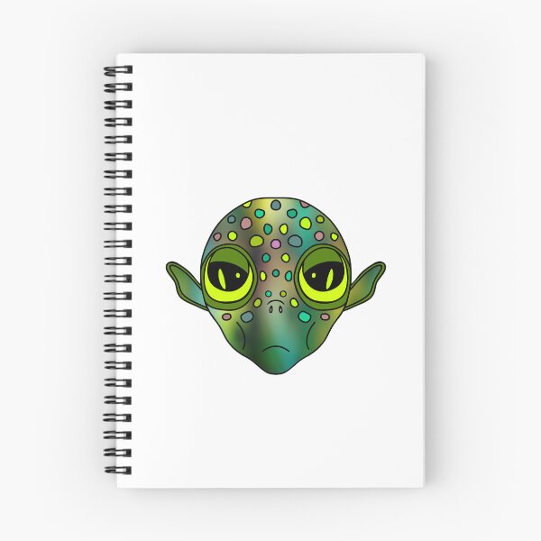 Item preview, Funny Green Alien Head designed and sold by Sartoris Art.