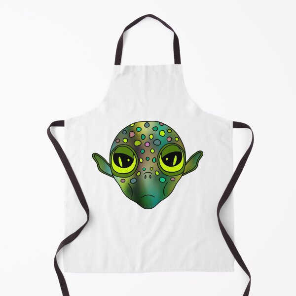 Item preview, Funny Green Alien Head designed and sold by Sartoris Art.