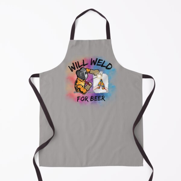Item preview, Will Weld for Beer designed and sold by SarcastikTeez.