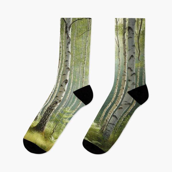 Item preview, Birch trees zen forest designed and sold by ValerieStOnge.