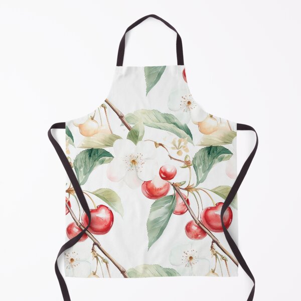 Item preview, Cherry botanical pattern illustration designed and sold by DariyaDell.