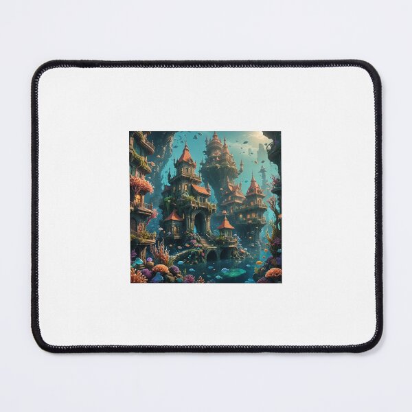 Item preview, Whimsical Underwater City designed and sold by egolis1227.