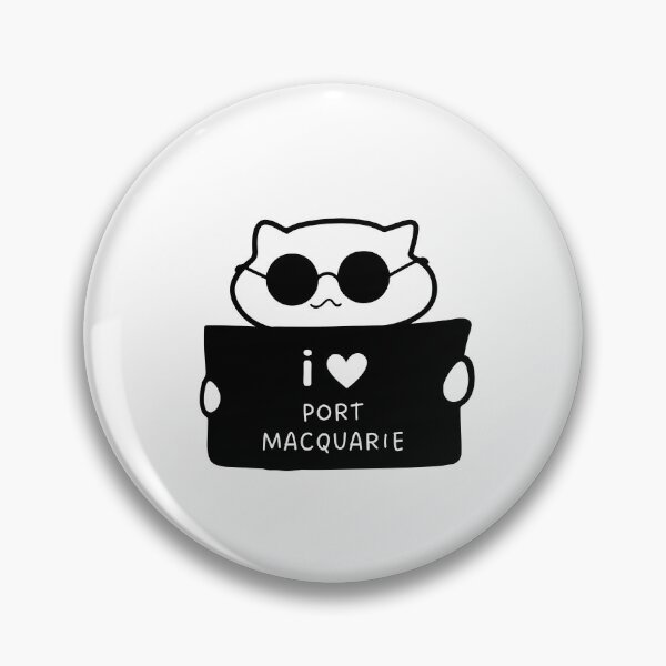 Item preview, I LOVE PORT MACQUARIE | Cute Cat Illustration | Handwritten-style Font designed and sold by RM-Journey.