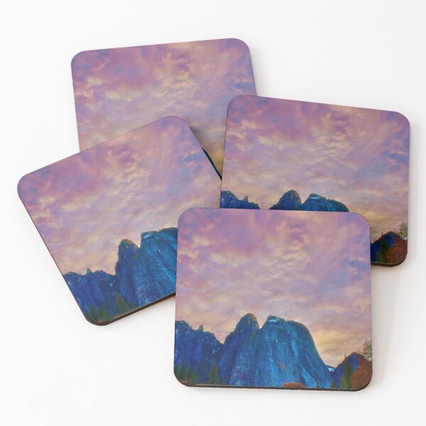 Item preview, Inspirational Sunset at Yosemite Valley Fine Art Print designed and sold by Yogibear & Rachelle .