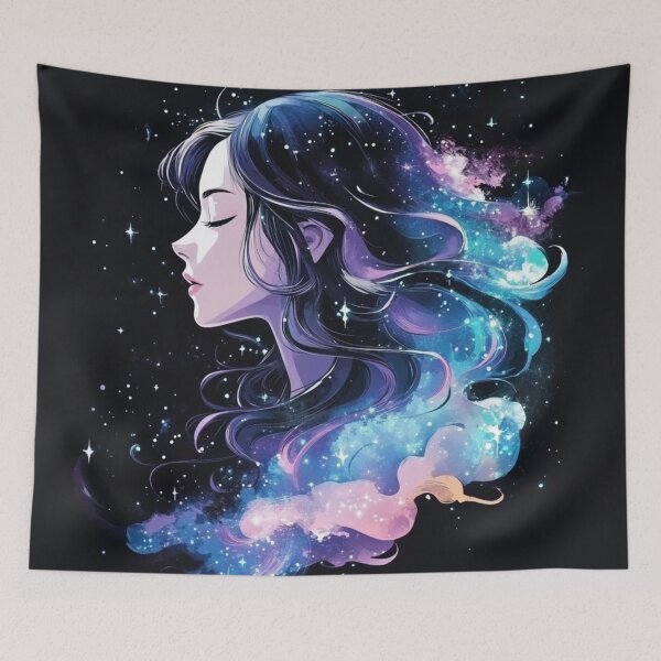Item preview, Starlit Magic: Anime Girl in a Mystical World designed and sold by MythSpire.