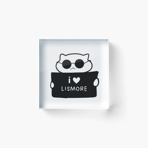 Item preview, I LOVE LISMORE | Cute Cat Illustration | Handwritten-style Font designed and sold by RM-Journey.