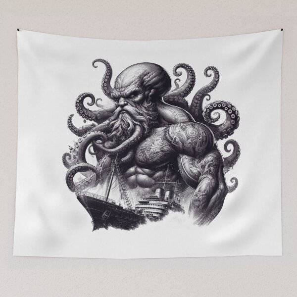 Item preview, hybrid octopus man designed and sold by MysteryAlien.