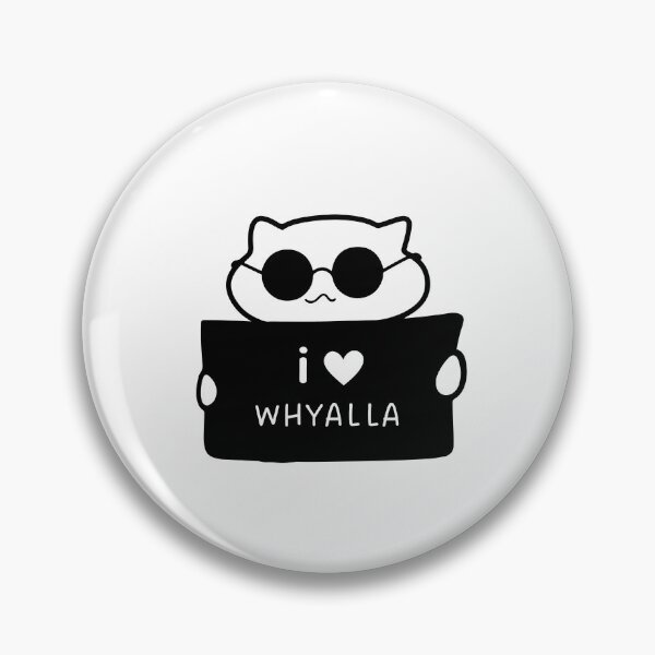 Item preview, I LOVE WHYALLA | Cute Cat Illustration | Handwritten-style Font designed and sold by RM-Journey.