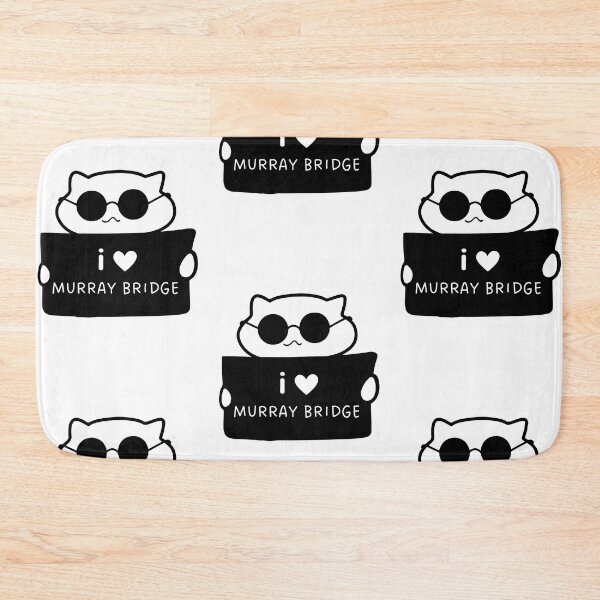 Item preview, I LOVE MURRAY BRIDGE | Cute Cat Illustration | Handwritten-style Font designed and sold by RM-Journey.