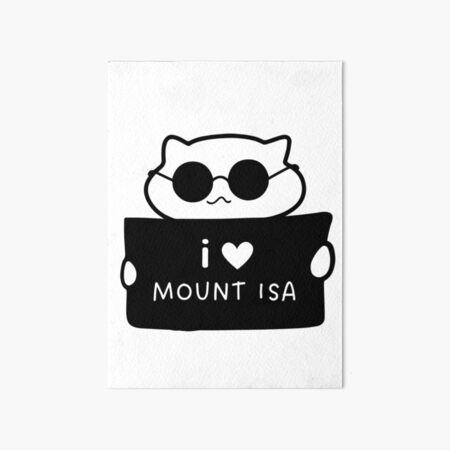 Vista previa del artículo con la obra «AMO EL MONTE ISA | Ilustración de un lindo gato | Fuente de estilo manuscrito», diseñado y vendido por RM-Journey.