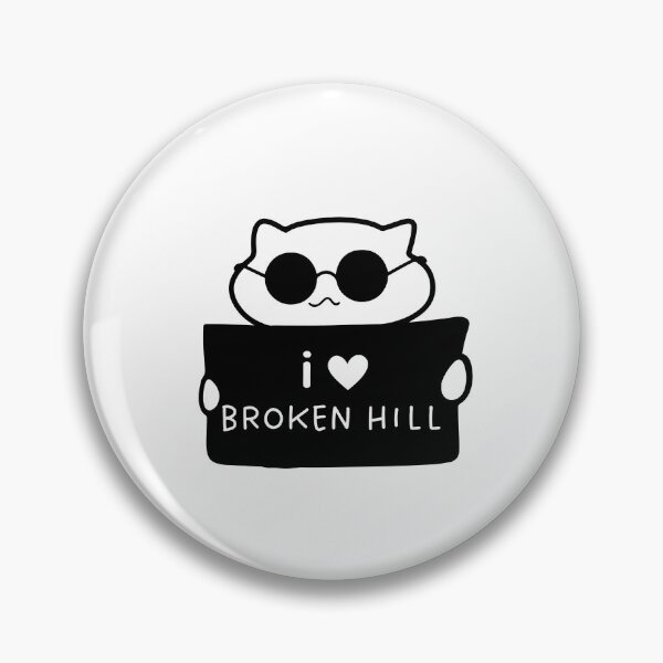 Item preview, I LOVE BROKEN HILL | Cute Cat Illustration | Handwritten-style Font designed and sold by RM-Journey.