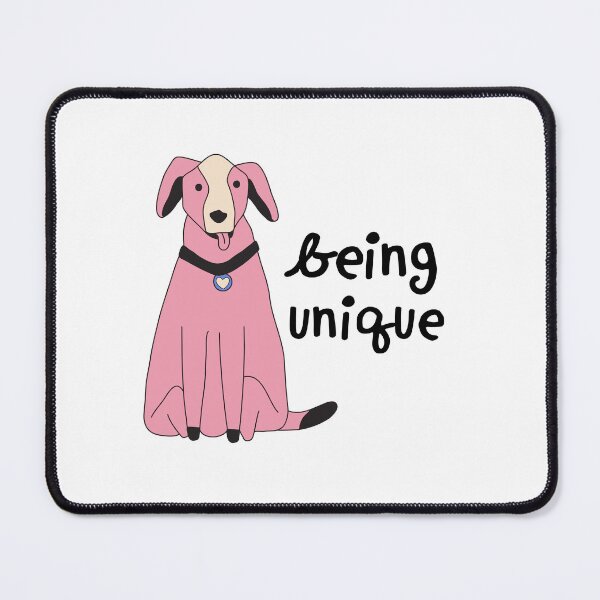 Item preview, Pink unique dog designed and sold by Maria Celeste Milani.