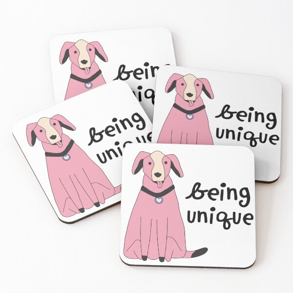 Item preview, Pink unique dog designed and sold by Maria Celeste Milani.