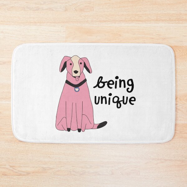 Item preview, Pink unique dog designed and sold by Maria Celeste Milani.