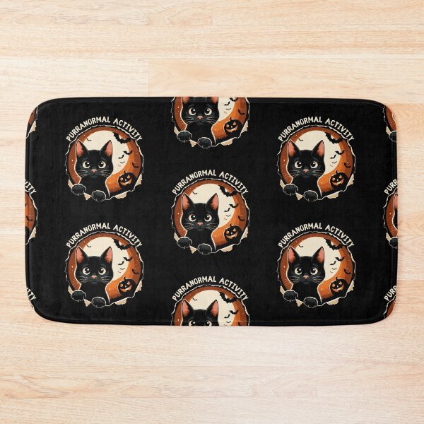 Item preview, Spooky Cat Purranormal Activity - Cute Halloween Art designed and sold by Tw1nsAIArt.
