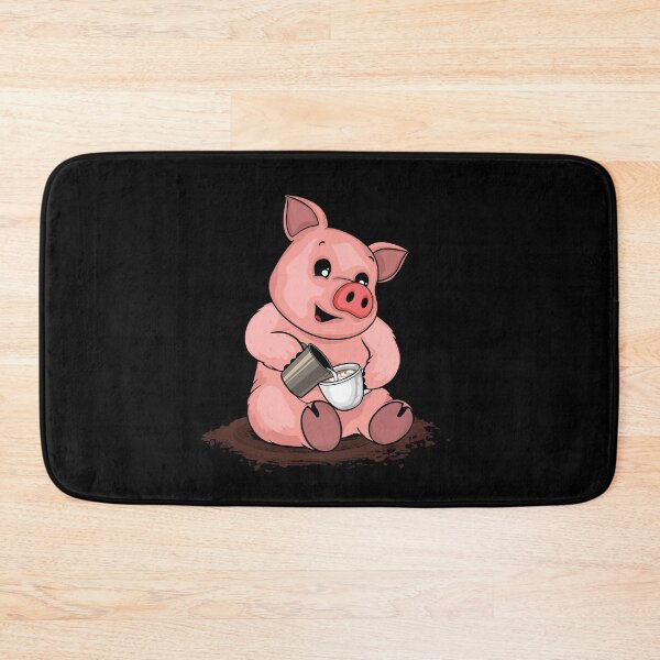 Item preview, Cute Pig Pouring Latte Art Coffee Lover Barista designed and sold by DSWShirts.