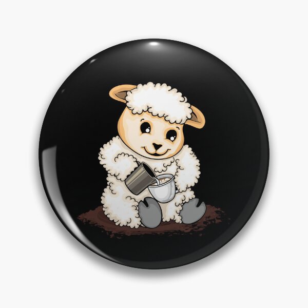 Item preview, Cute Sheep Pouring Latte Art Coffee Lover Barista designed and sold by DSWShirts.