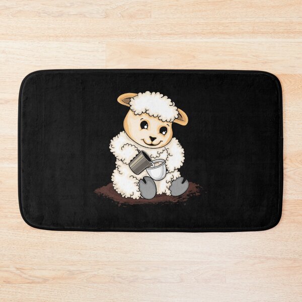 Item preview, Cute Sheep Pouring Latte Art Coffee Lover Barista designed and sold by DSWShirts.
