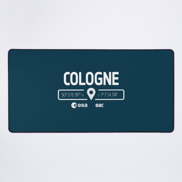 Item preview, ESA EAC Astronaut Cologne Location Design with Coordinates designed and sold by MeetinSpace.