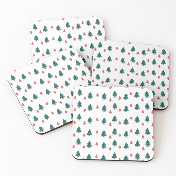 Item preview, Minimal Christmas Tree Pattern  Title: Simple geometric Christmas trees seamless pattern for holiday decor and festive wrapping. designed and sold by Anastasiia Yurevych.