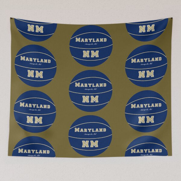 Item preview, Annapolis Maryland MD Basketball Logo designed and sold by Lartheviking.