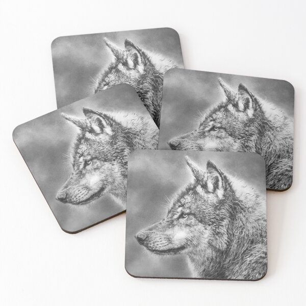 Artikelvorschau, Wolf Portrait X entworfen und verkauft von BeckyKidus.