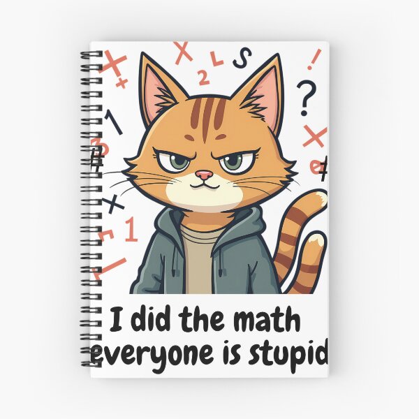 Item preview, Math Cat: The Numbers Don't Lie designed and sold by sadman73.