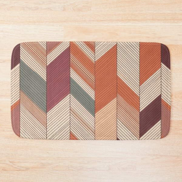Item preview, A traditional herringbone pattern design with refined, detailed lines in a sophisticated color. designed and sold by HEMRO.