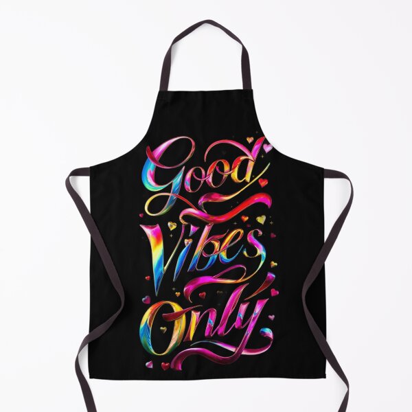 Item preview, Good Vibes Only - Unique Colorful Metallic Design - Black designed and sold by JLEmporium.