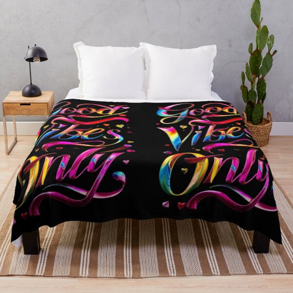 Item preview, Good Vibes Only - Unique Colorful Metallic Design - Black designed and sold by JLEmporium.